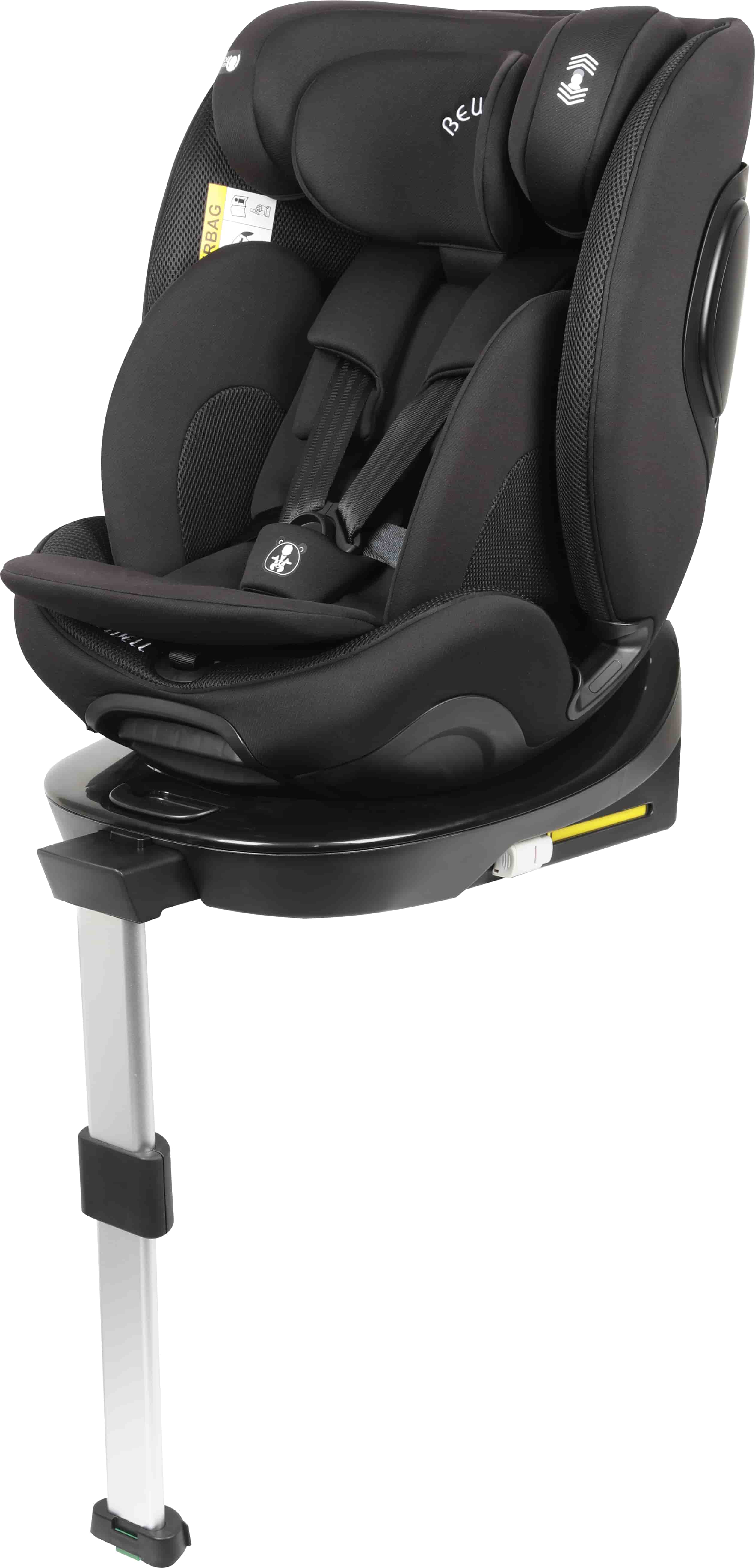 शिशु के लिए ISOFIX और सपोर्ट लेग चाइल्ड कार सेफ्टी सीट 40-150 सेमी
